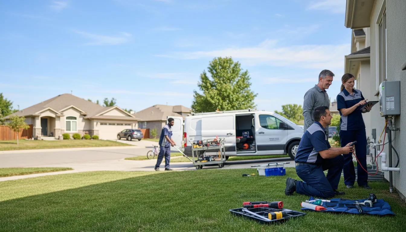 Tankless water heater service in Petersburg, KY